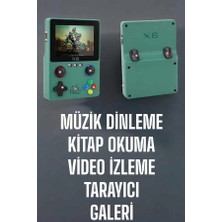 Uravas Store Mey Ithalat® 3.5 Inç Ekran 1000 Oyunlu Oyun Konsolu El Atarisi Miüzik Dinleme ve Kitap Okuma