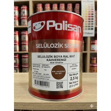 Polisan Selülozik Boya Kahverengi Yeni Versiyon Ral 8007 (2.5 -Litre) 2,5 kg