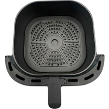 Uravas Store Mey Ithalat® 1360W Yağsız Sıcak Hava Fritözü 4 Litre Dokunmatik Air Fryer