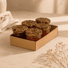 Sarkap Home 5'li 30 ml Vintage Kapaklı Kavanoz Seti