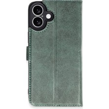 Renas Store Iphone 16 Kılıf S Kapaklı Kılıf - Yeşil
