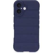 Renas Store Iphone 16 Kılıf Optimum Silikon - Lacivert