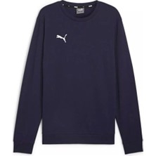 Puma Teamgoal Casuals Crew Neck S Erkek Futbol Sweatshirts 65859206 Lacivert