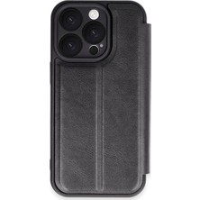 Uravas Store Iphone 16 Pro Max Kılıf Flip Cover - Siyah