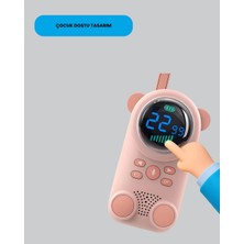 Uravas Store Mey Ithalat® Çocuk ve Bebek Telsizi – 22 Kanal, Vox Modu, USB Şarjlı, Renkli Ekran