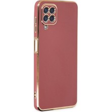 Uravas Store Galaxy A22 Kılıf Volet Silikon - Kırmızı