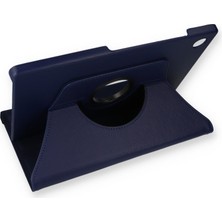 Renas Store Galaxy X200 Tab A8 10.5 Kılıf 360 Tablet Deri Kılıf - Lacivert