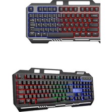 Uravas Store Mey Ithalat® Gaming  Klavyesi LED Aydınlatmalı Mekanik Hisli