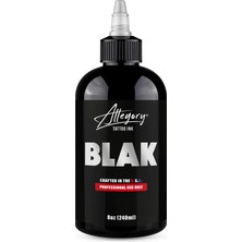 Valor Allegory Blak 8oz Siyah Dövme Boyası – Yoğun Pigment &amp; Profesyonel Tattoo Ink