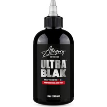 Valor Allegory Ultra Blak 8oz Siyah Dövme Boyası – Maksimum Yoğunluk &amp; Derin Siyah