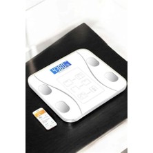 Uravas Store Mey Ithalat® Tartı Baskül Dijital Elektronik Tartı Vücut Analiz Wifi Akıllı Yağ Ölçer