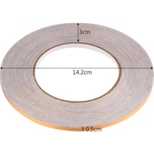 Uravas Store Mey Ithalat® 0.5 cm x 50 Metre Gold Fayans Arası Şerit Bant