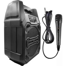 Uravas Store Mey Ithalat® Bluetooth Hoparlör LED Işıklı Taşınabilir Kablosuz Speaker Uzun Pil Ömrü