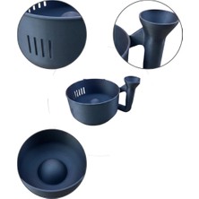 Uravas Store Mey Ithalat® Geniş Hazneli Sebze ve Meyve Yıkama Süzgeci Ergonomik Tasarım
