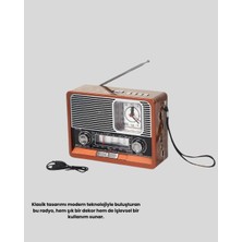 Uravas Store Mey Ithalat® Vintage Radyo – Nostaljik Tasarım ve Modern Teknoloji Bir Arada