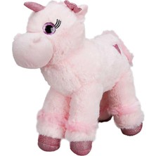 Uravas Store Mey Ithalat® Unicorn Renkli Peluş At 28 Cm.