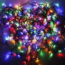 Uravas Store Mey Ithalat® 10M 100 LED Pilli 2 Kademeli Rgb Işık Siyah Kablo