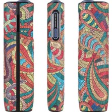Kılıf Sipariş Iqos Iluma One / I Iluma One Ile Uyumlu Kırmızı Karma Desenli Koruma Kılıf