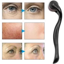 Uravas Store Mey Ithalat® Dermaroller Titanyum 540 Iğneli 1 mm Saç Kaş Sakal Serum Kullanıma Uygun