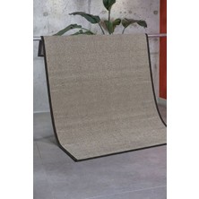 Akbel Halı Vicenza 2822 Gri Kaymaz Tabanlı Yıkanabilir Dekoratif Şık Sisal Halı