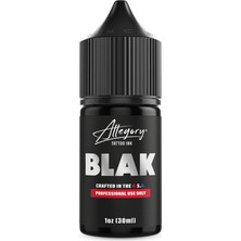 Valor Allegory Blak 1oz Siyah Dövme Boyası – Profesyonel Tattoo Ink 30ML