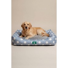 Empressco United Colors Of Benetton BE-1402 Kedi & Köpek Yatağı Puantiyeli Lacivert 60X40 cm - Fiyatı, Yorumları