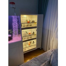 İstanbul Kafes - Model M03Y PVC DOLAP - PVC KAFES - PVC SALMA KAFES (MONTAJLI KURULU GÖNDERİM)