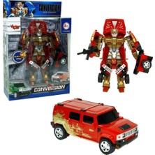Uravas Store Mey Ithalat® HW-899-1-2-5 Kut. Dönüşebi̇len Robot Jeep 1:24 -Vrd