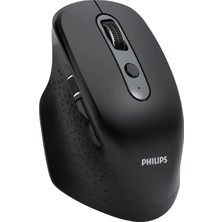 Philips SPK7818 3200 DPI 8 Tuşlu Dual Mod Bluetooth ve 2.4G Kablosuz Ergonomik Sessiz Mouse Siyah