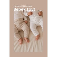 Premium %100 Pamuklu Bebek 2li Tayt Bebek Pantolon