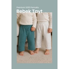 Premium %100 Pamuklu Bebek 2li Tayt Bebek Pantolon