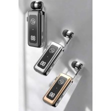 Uravas Store Mey Ithalat® Makaralı Bluetooth Kulaklık Kulak Içi Dijital Göstergeli Yüksek Ses Kaliteli