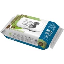 MWX Teknoloji Bamboo Kedi/köpekler Için Temizlik Mendili 80Lİ