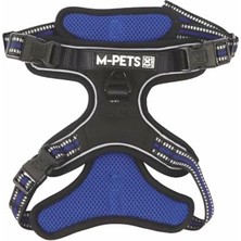 MWX Teknoloji Hıkıng Reflektörlü Soft Sırt Tasması Blue (S)