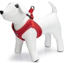 MWX Teknoloji Köpek Göğüs Tasması, Neopren, Kırmızı, M, 41-46CM