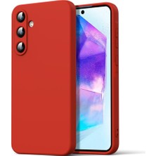 Uravas Store Galaxy A16 5g Kılıf Nano Içi Kadife Silikon - Kırmızı
