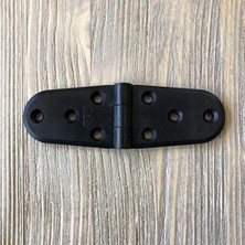 MWX Teknoloji Plastik Oval Menteşe 11CM (2 Adet) Siyah