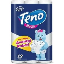 MWX Teknoloji Teno Havlu Avantaj Paketi 12 Adet