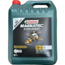MWX Teknoloji Castrol Magnatec Stop-Start 5W/30 A5 7 Lt Tam Sentetik Motor Yağı