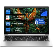 Hp Probook 450 G10 I7 1355U 32GB Ddr4 1tb SSD Fhd (1920×1080) 250NIT WIN11PRO Taşınabilir Bilgisayar W968M2ETDNG04