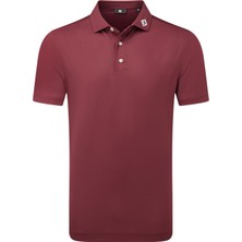 Footjoy Stretch Pique Solid Erkek T-Shirt Maroon 84456