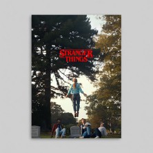 Orendart Stranger Things Movie Dizi Poster Dekorasyon Çerçeveli - Çerçevesiz Poster