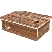 MWX Teknoloji Kemirgen Ahşap Oyun ve Uyku Evi 35X25X11CM