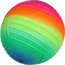 Uravas Store Mey Ithalat® Double W Sports Gökkuşağı Tırtıklı Pvc Top 23CM