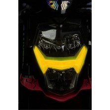 Banxtre Cf Moto NK250 Gündüz Ledi Için Sarı Far Filmi Sticker (1 Adet)
