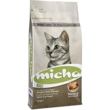 MWX Teknoloji Micho Adult Cat Tavuklu (Hamsi ve Pirinç Eşliğinde) Yetişkin Kedi Maması 1.5 Kilo