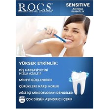 MWX Teknoloji Sensitive Relief - Anında Ferahlık Florürsüz Diş Macunu 75 ml (3 Paketi)