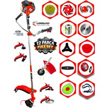 Cros Lombard İtaly V12 Motor New 12 Parça Full Set Yan Tipi Benzinli Tırpan Ot Çim Çalı Biçme Makinası