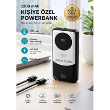 Kalemhane Kişiye Özel Hızlı Şarj 12. 000 Mah. Powerbank