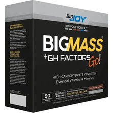 Bigjoy BIGMASS GO! GH FACTORS Çikolata Aromalı 50 Servis